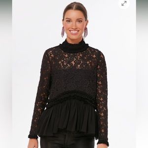 Tuckernuck Black Lace Myla Top